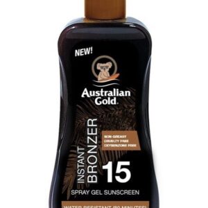 Australian Gold SPF 15 Spray Gel + Bronzer
