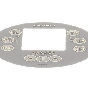 SpaPower Overlay voor SP800 Oval Touch Panel