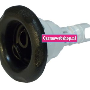 Waterway Poly Storm Spa Jet Twin Roto Zwart