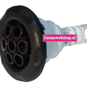 Waterway Poly Storm Spa Jet Massage Zwart Smooth Face