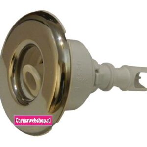 Waterway Mini Storm Spa Jet Roterend Wit Roestvrijstaal