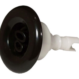 Waterway Mini Storm Spa Jet Smooth Face Twin Roterend Zwart