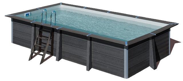 Composiet Zwembad Gre Avantgarde SET - 606 X 326 X 124CM