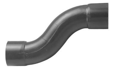 PVC S-Bocht Handvorm 50mm