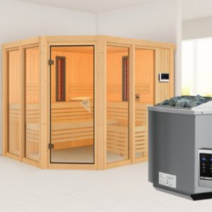 Systeemsauna Karibu Ava - 231 X 196 X 198CM BioS