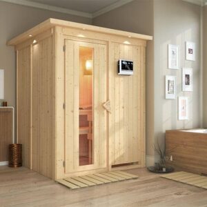 Systeemsauna Karibu Norin - 151 X 151 X 202 cm