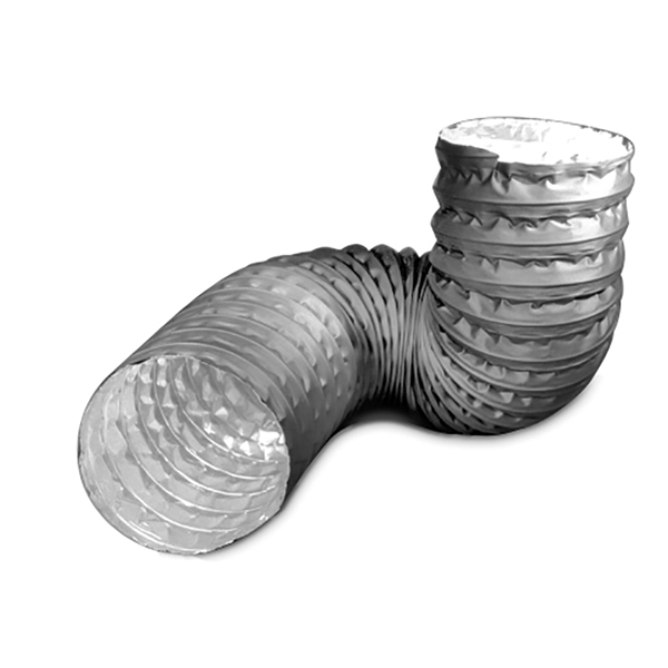 Flexibele luchtbehandeling slang – 315 MM Zilver