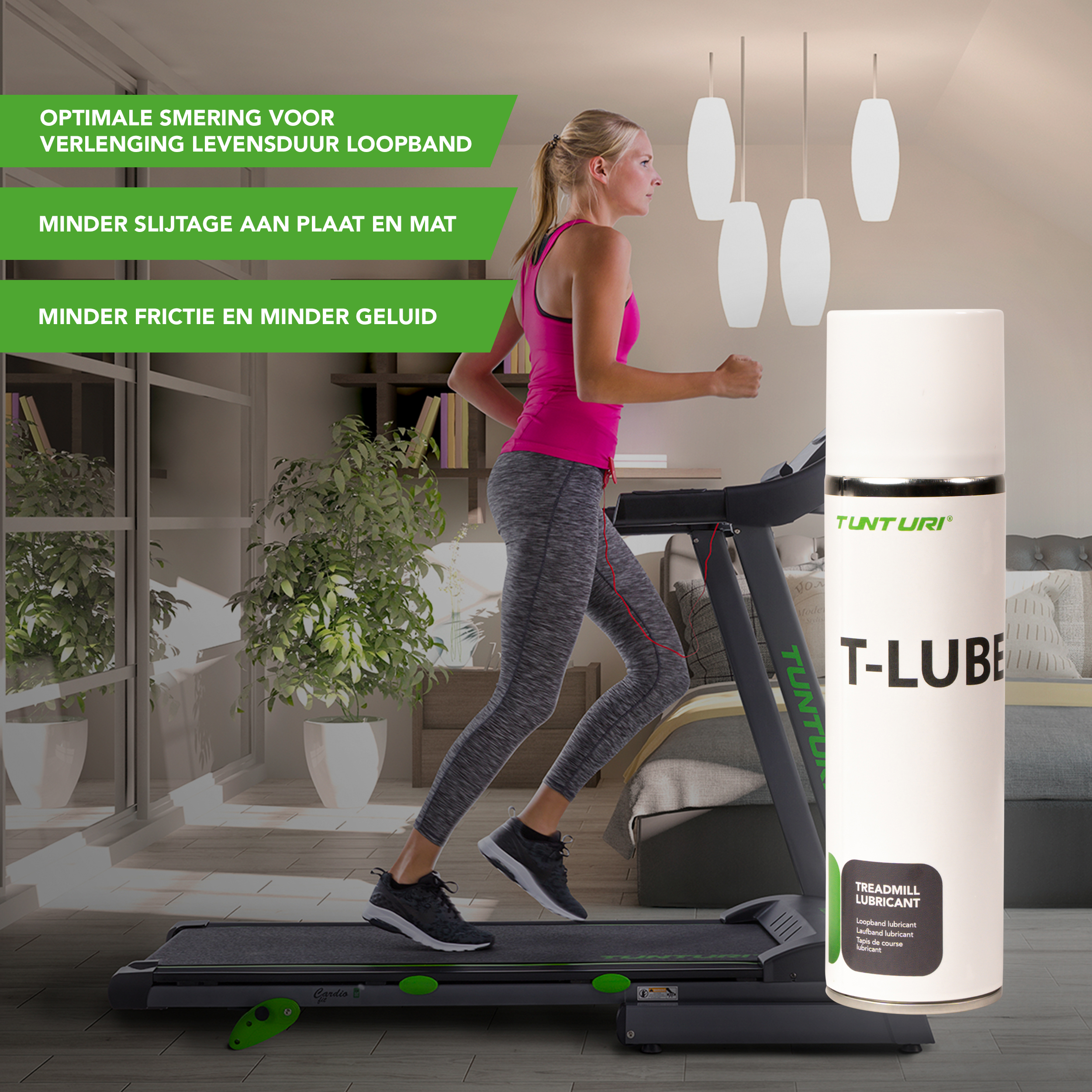 Tunturi loopband smeermiddel - loopband olie - incl. spraybuis - 200ml