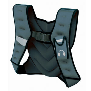 Tunturi Gewichstvest - Gewichtvest - Weight Vest - Gewichtsvest Hardlopen - Verstelbaar - 5kg - Grijs