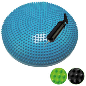 Tunturi Air Stepper Pad - Balanskussen - Wiebelkussen - Blauw - 33cm - Incl. gratis fitness app