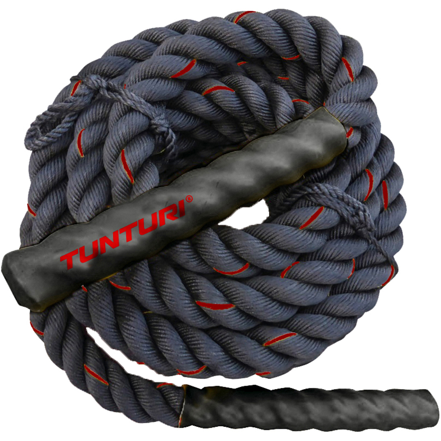 Tunturi Battle Rope - Rope - Fitness Rope -  Fitness Touw - 12 meter - incl. gratis fitness app