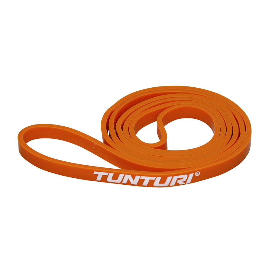 Tunturi Power Band - Resistance Band - Weerstandsband - Fitness elastiek - Extra Licht - Oranje