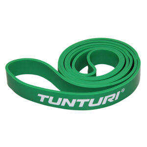Tunturi Power Band - Weerstandsband - Fitness Elastiek - Medium - Groen
