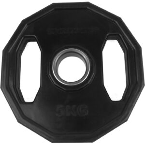 Tunturi Olympische Halterschijf - Halter gewichten - 1x 5 kg - 50mm - Rubber - Incl. gratis fitness app