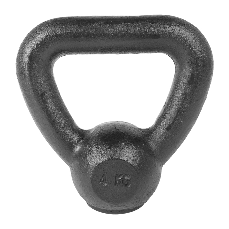 Tunturi Kettlebell - 4 kg - Zwart - incl. gratis fitness app