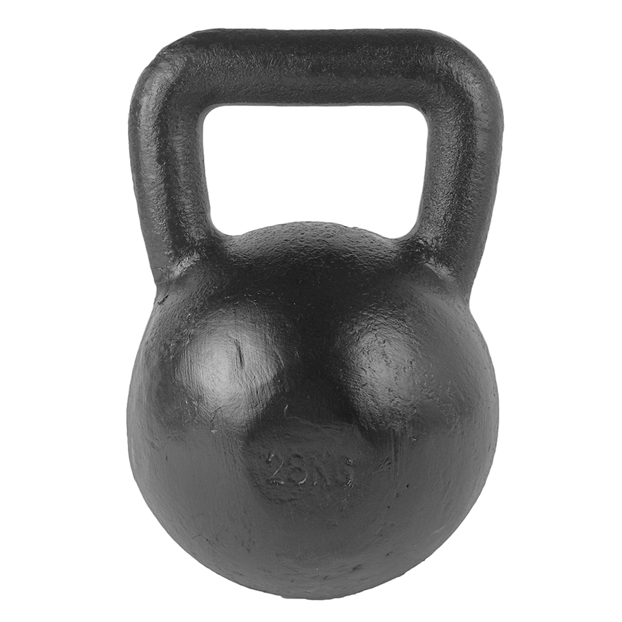 Tunturi Kettlebell - 28 kg - Zwart - incl. gratis fitness app