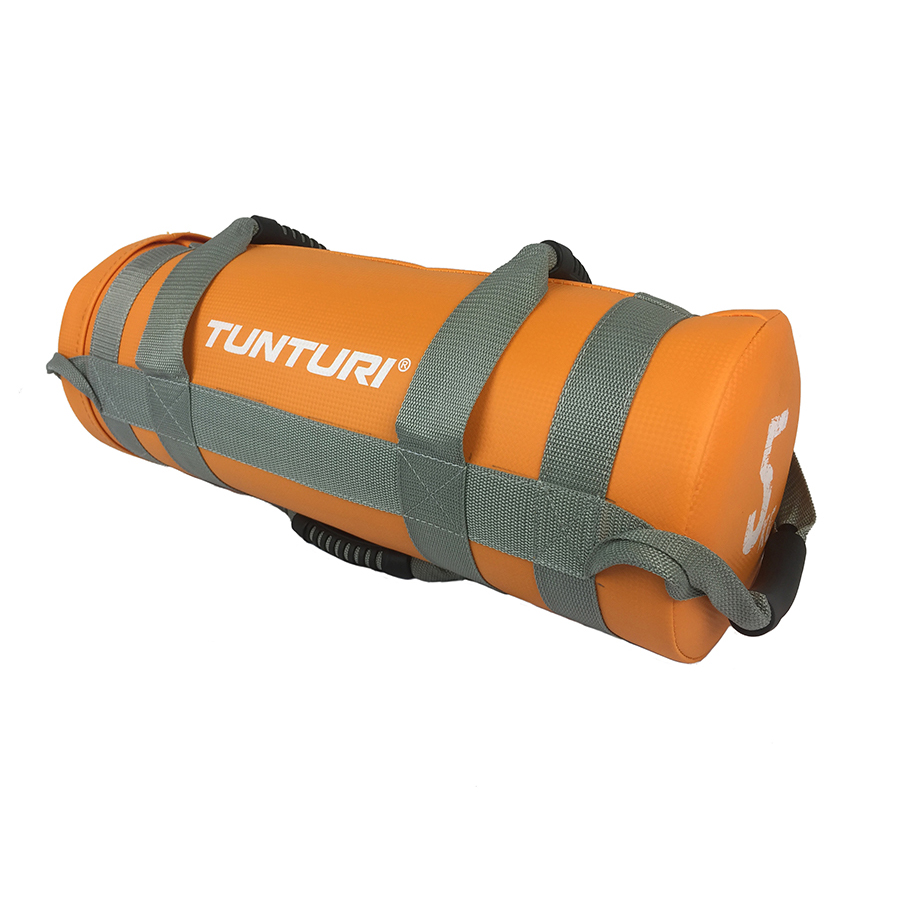 Tunturi Sandbag - Powerbag - Fitness bag - 5kg - Oranje - incl. gratis fitness app