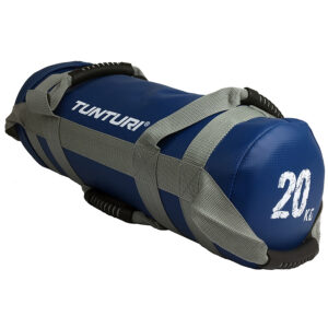 Tunturi Sandbag - Strength bag - Fitness Bag -  Gewicht 20kg - Blauw - incl. gratis fitness app