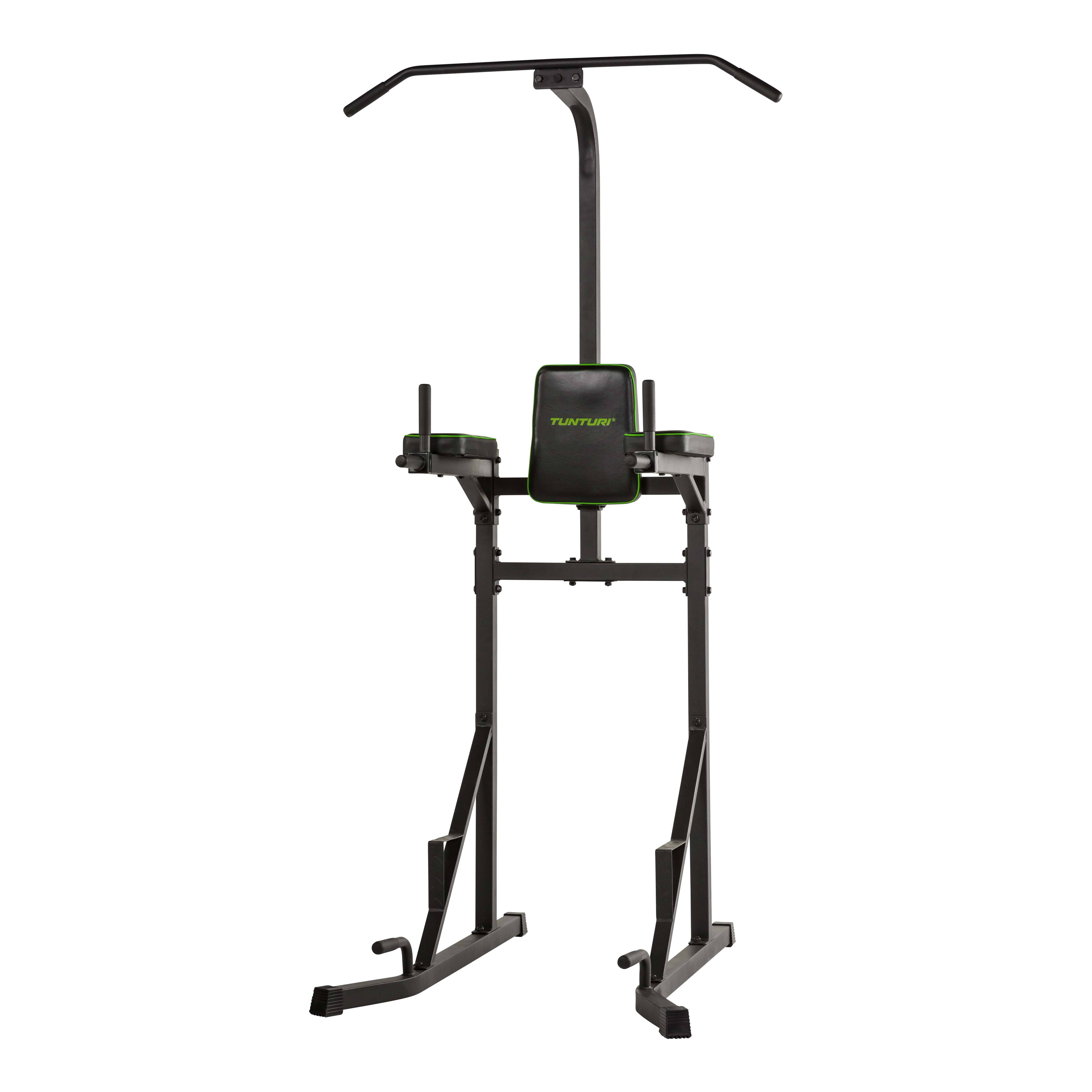 Tunturi PT20 Power Tower - Pull up station - Dip station - Sit up - Bankdrukken - Incl. gratis fitness app