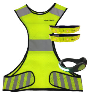 Tunturi  Hardloop verlichting set - Running verlichting - Led - 4 delig