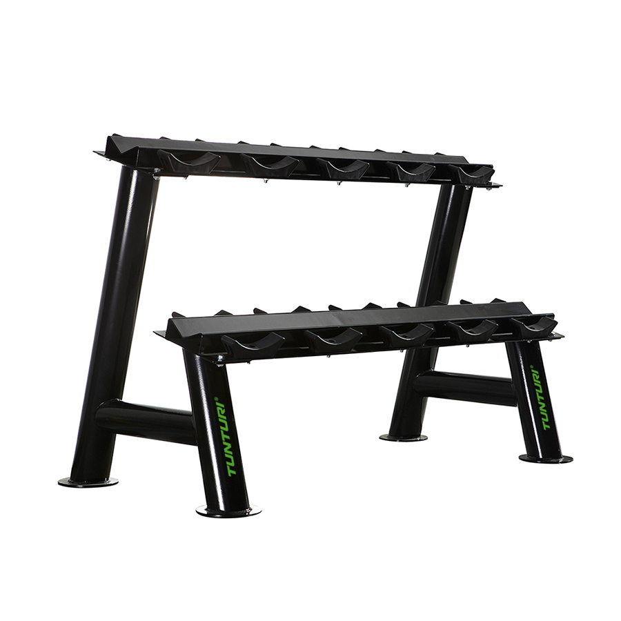 Tunturi Pro Dumbbell opbergrek Planken - 2st - 5 vakken