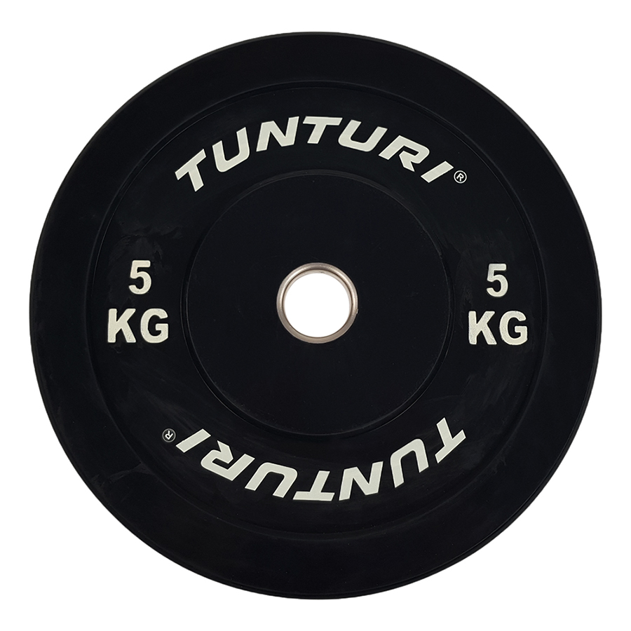 Tunturi Halterschijf 5kg Black - incl. gratis fitness app