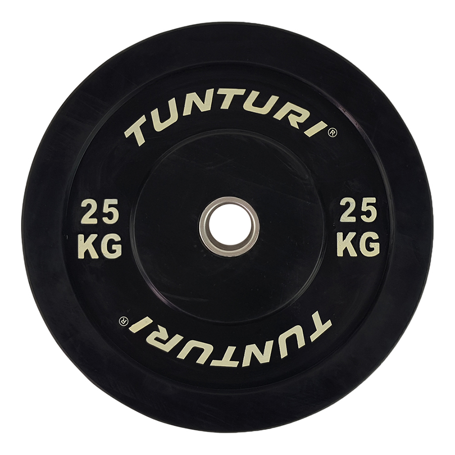 Tunturi Halterschijf 25kg Black - incl. gratis fitness app