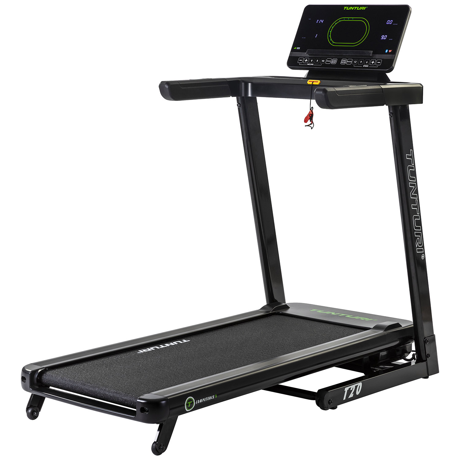 Tunturi T20 Loopband - Hardloopband - Inklapbaar - 44 programma’s - tot 16km/u - met verstelbare hellingshoek