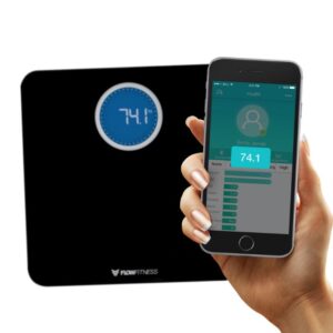Flow Fitness Bluetooth smart scale Black BS20b