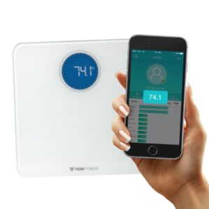 Flow Fitness Bluetooth smart scale White BS20w