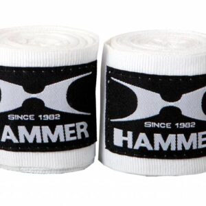 Hammer Boxing Boksbandage elastisch - wit
