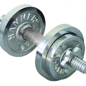 Hammer Finnlo 10 kg dumbbellset chroom UITVERKOCHT
